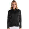 Antigua Women's Black/Smoke Passage Full Zip