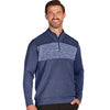 Antigua Men's Moody Heather Multi Odyssey Quarter Zip Up