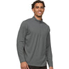 Antigua Men's Charcoal Heather Epic 1/4 Zip Pullover