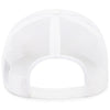 Pacific Headwear White/Moss Green Trucker Snapback Braid Cap