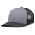 Pacific Headwear Heather Grey/Lt Charcoal/Lt Charcoal Snapback Trucker Mesh Cap