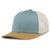 Pacific Headwear Smoke Blue/Beige/Amber Gold Snapback Trucker Mesh Cap