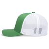 Pacific Headwear Kelly/White/Kelly Snapback Trucker Mesh Cap