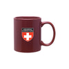 ETS Maroon C-Handle Ceramic Mug 11 oz