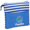 Leed's Royal Blue Portable Beach Blanket and Pillow