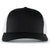 Pacific Headwear Black/White/Black Trucker FlexFit Snapback Cap