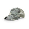 Richardson Digital Camo/Light Green Mesh Back Garment Washed Printed Trucker Hat