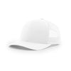 Richardson White Mesh Back Solid Trucker Hat