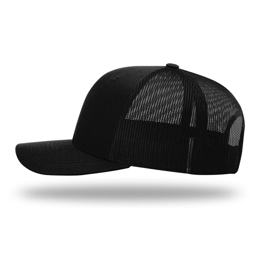 Richardson Black R-Flex Adjustable Trucker Cap