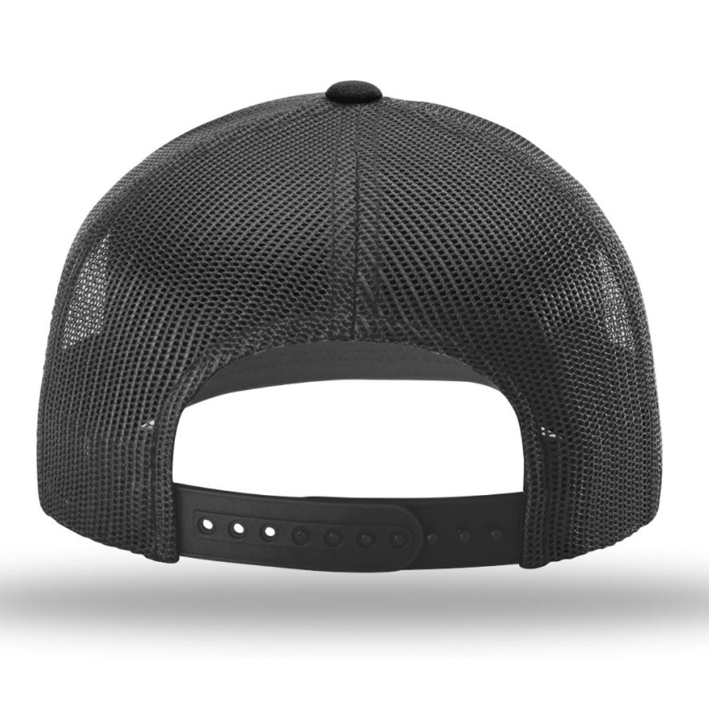 Richardson Black/Graphite R-Flex Adjustable Trucker Cap