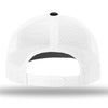 Richardson Black/White R-Flex Adjustable Trucker Cap