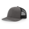 Richardson Charcoal/Black R-Flex Adjustable Trucker Cap