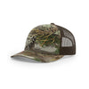 Richardson Max1/Brown Mesh Back Realtree Camo Trucker Hat