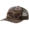 Richardson Bark Duck Camo/Brown Printed Five Panel Trucker Hat