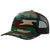 Richardson Green Camo/Black Printed Five Panel Trucker Hat