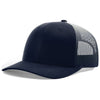 Richardson Navy/White Fade Printed Mesh Trucker Hat