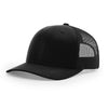 Richardson Black Recycled Trucker Cap