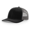 Richardson Black/Charcoal Recycled Trucker Cap