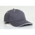 Pacific Headwear Graphite/White Velcro Adjustable Brushed Twill Cap With Sandwich Visor