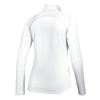 adidas Women's White Essentials Textured Full Zip