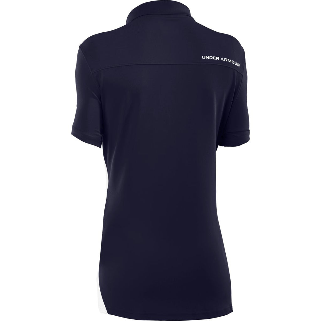 Under Armour Women's Midnight Navy/White Colorblock Polo