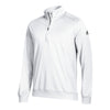 adidas Men's White Classic Club Half Zip