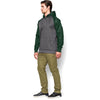 Under Armour Men's Carbon Heather/Forest Green Storm AF Colorblock Hoodie