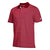 adidas Men's Power Red Ultimate 3 Stripe Polo