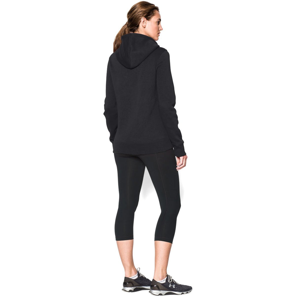 Under Armour Women's Black Rival Fleece Hoodie