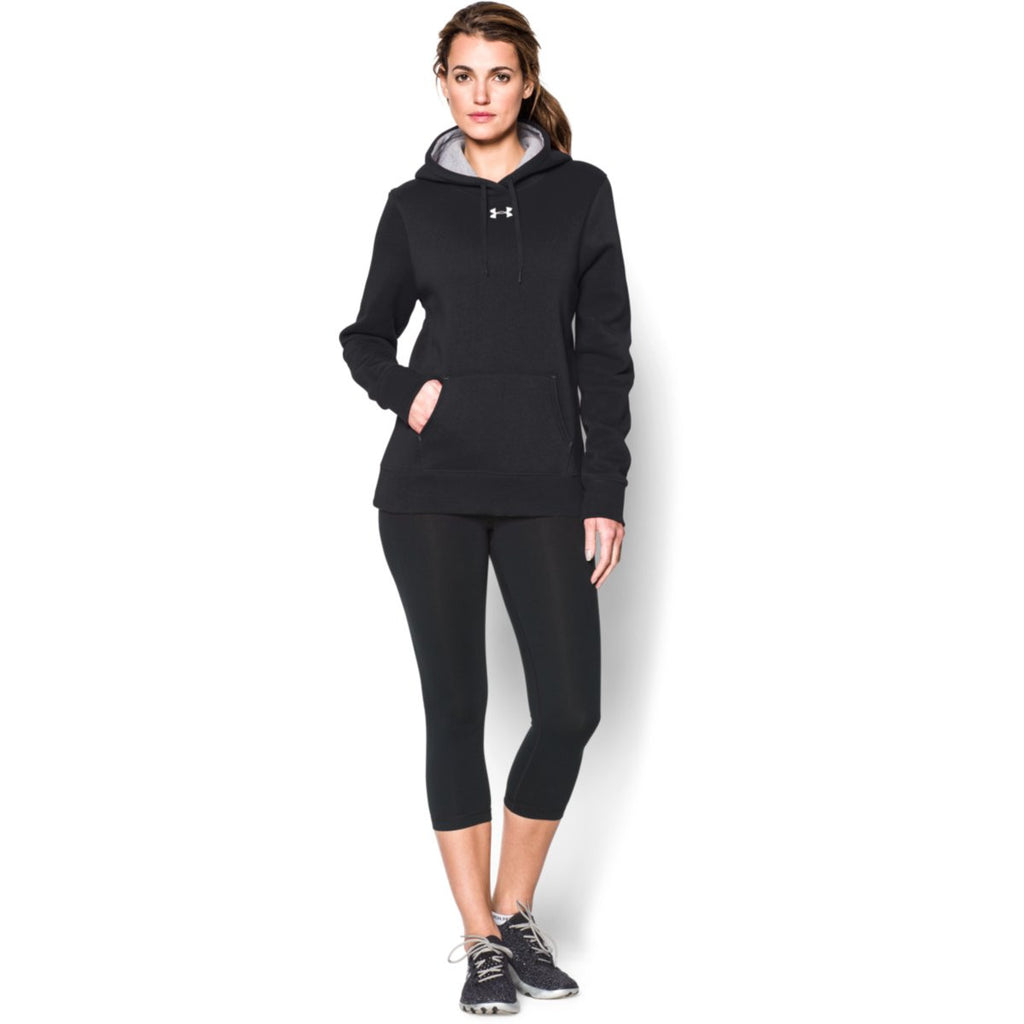 Under Armour Women's Black Rival Fleece Hoodie