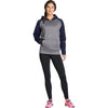 Under Armour Women's Carbon Heather/Midnight Navy Storm AF Colorblock Hoodie