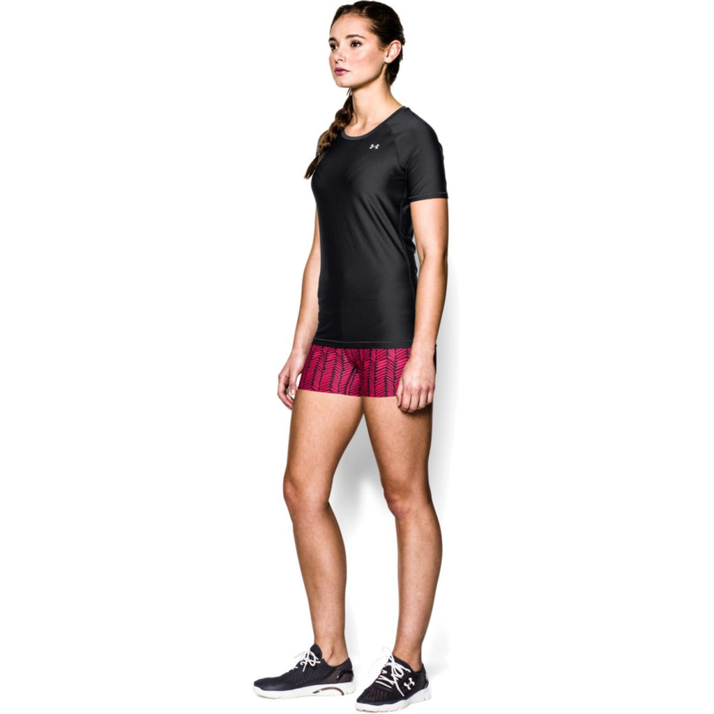 Under Armour Women's Black UA HeatGear Armour S/S