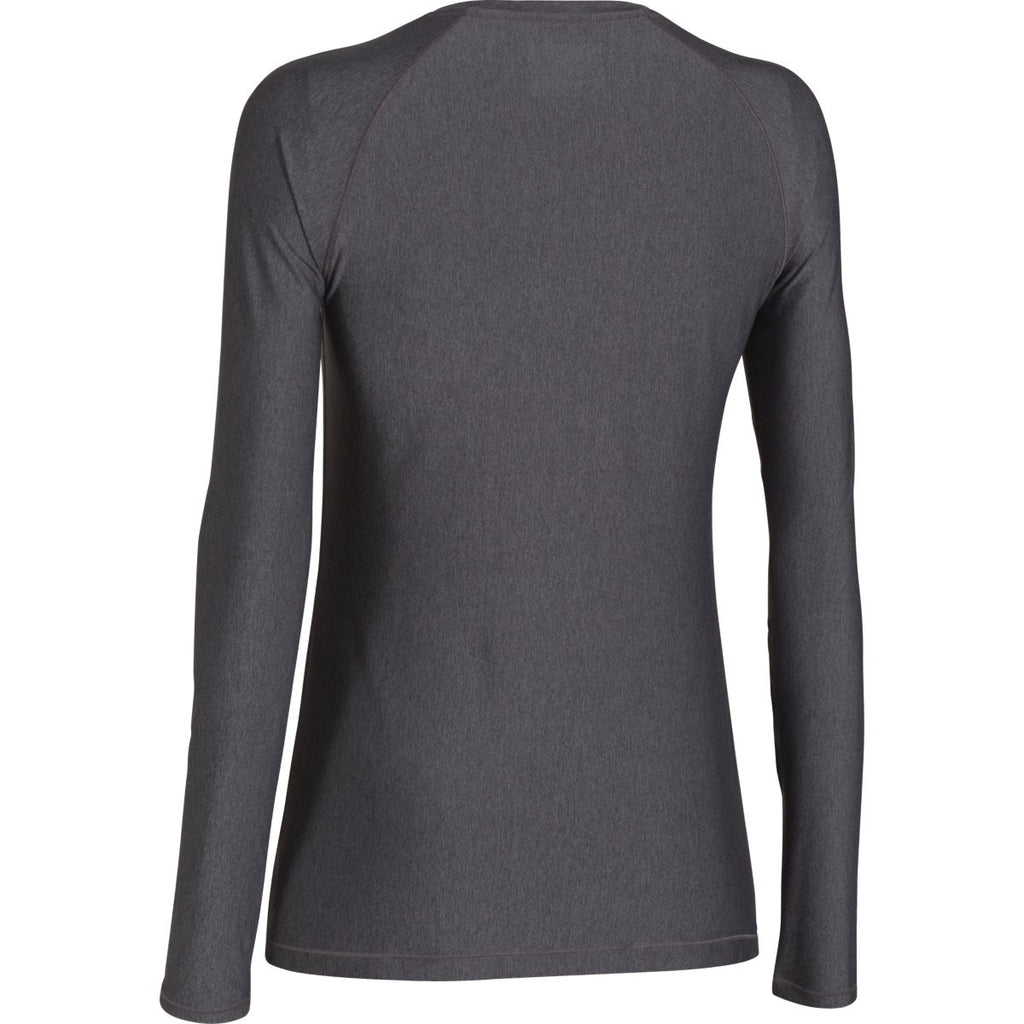 Under Armour Women's Carbon Heather HeatGear Armour L/S