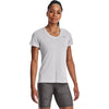 Under Armour Women's Halo Grey/Metallic Silver UA Tech Twist V-Neck