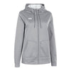 Under Armour Women's True Gray Heather/Black Storm AF FZ Hoody