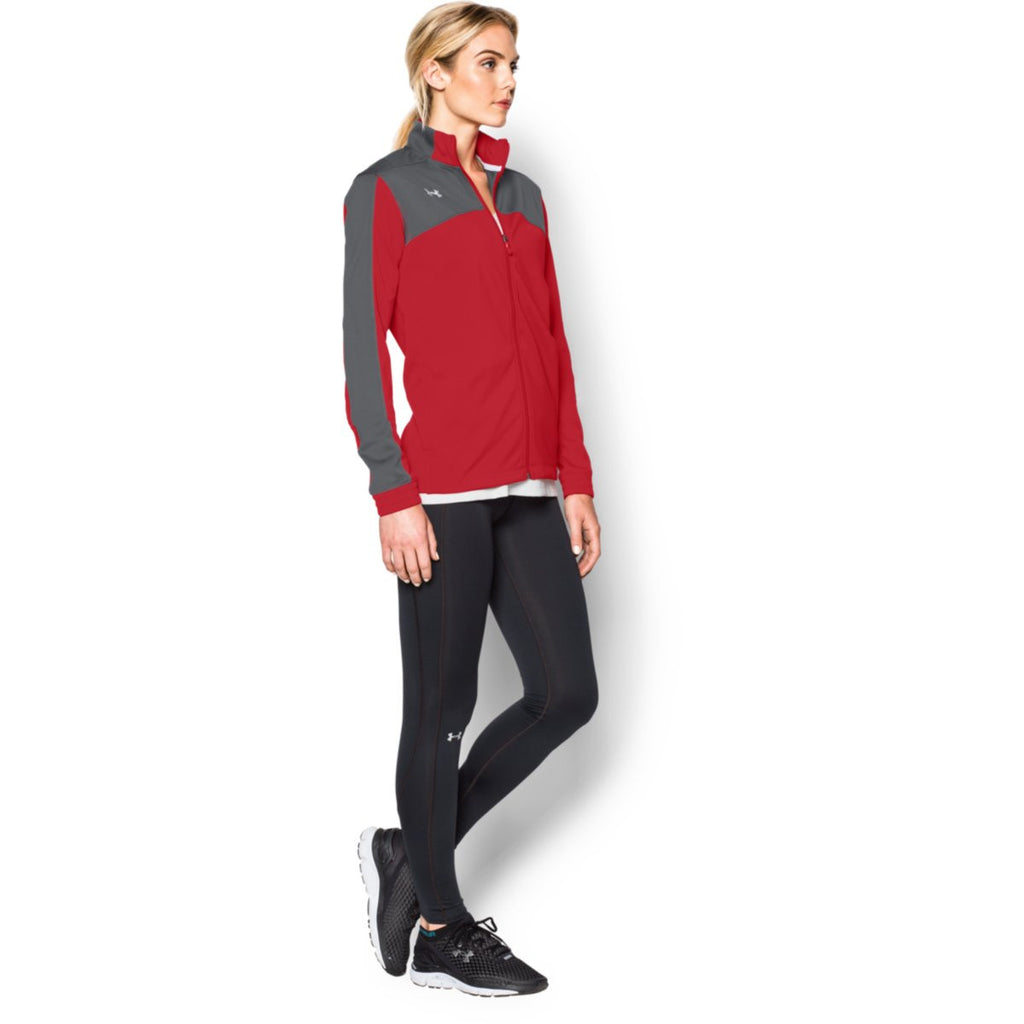 Under Armour Women's Red Futbolista Jacket