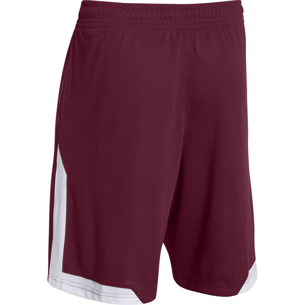 Under Armour Men's Maroon Assist Shorts