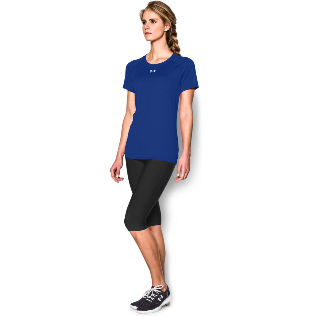 Under Armour Women's Royal S/S Locker Tee