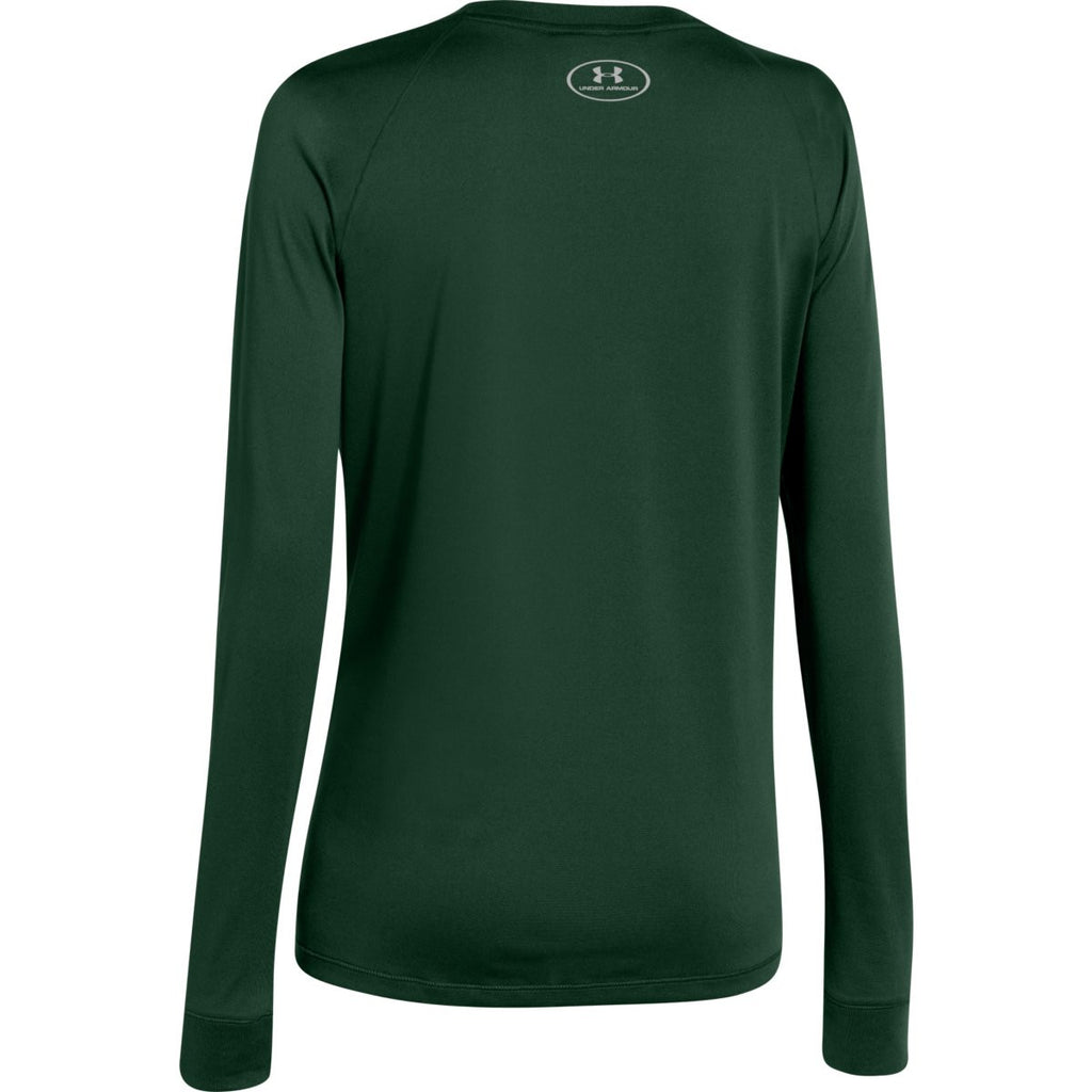 Under Armour Women's Green L/S Locker Tee