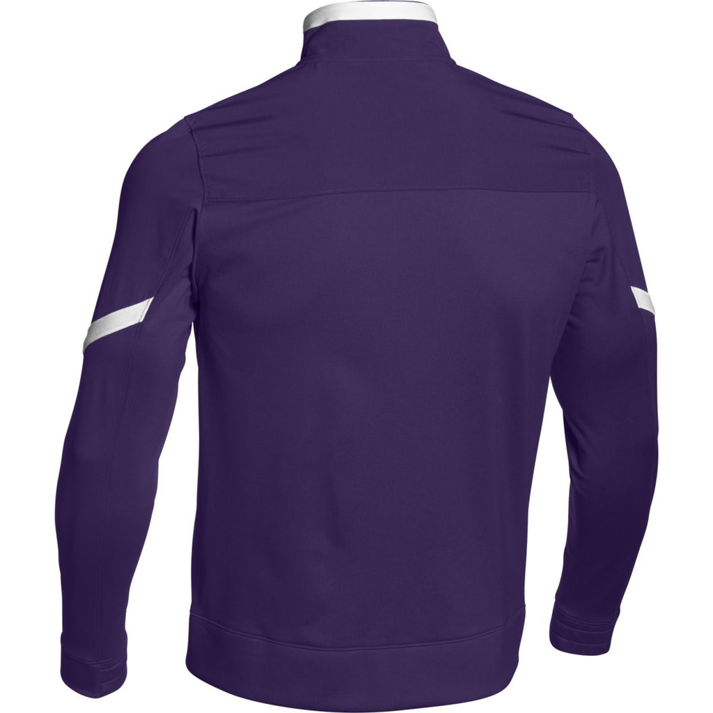 Under Armour Men's Purple Qualifier Full Zip Jacket