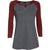 Under Armour Women's Red/Steel/Red Stadium 3/4 Sleeve T