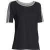 Under Armour Women's Black/True Grey Heather/Black Team Uptown Flow T