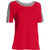 Under Armour Women's Red/True Grey Heather/Red Team Uptown Flow T