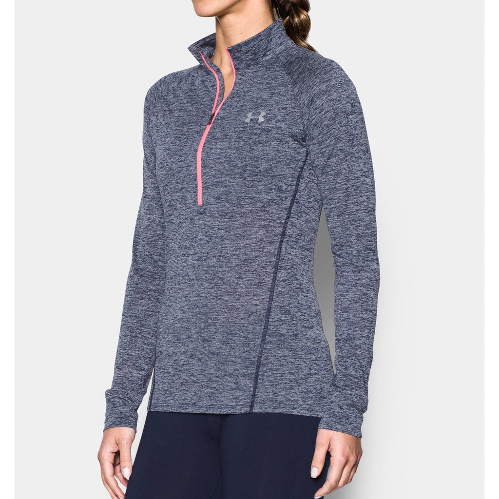 Under Armour Women's Midnight Navy UA Tech Zip Twist