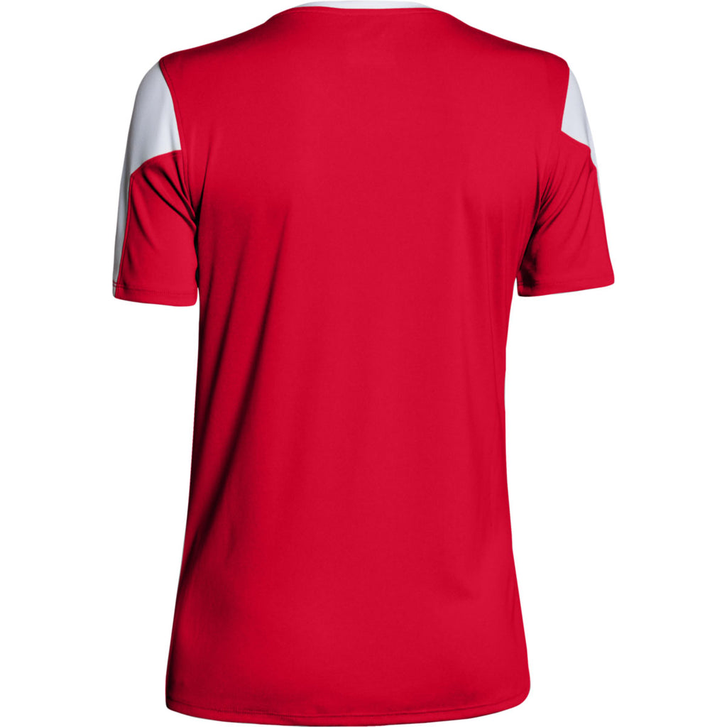 Under Armour Women's Red Maqunia Jersey Short Sleeve