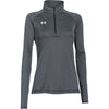 Under Armour Women's Black Steel Stripe Tech 1/4 Zip