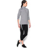 Under Armour Women's Graphite White Stripe Tech 1/4 Zip