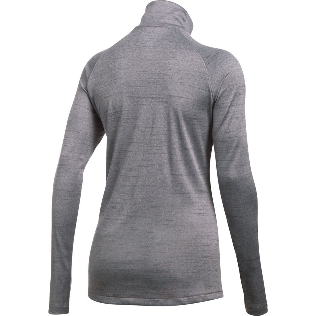 Under Armour Women's Graphite Steel Stripe Tech 1/4 Zip