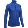 Under Armour Women's Heather Royal Steel Stripe Tech 1/4 Zip