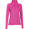 Under Armour Women's Tropic Pink Steel Stripe Tech 1/4 Zip